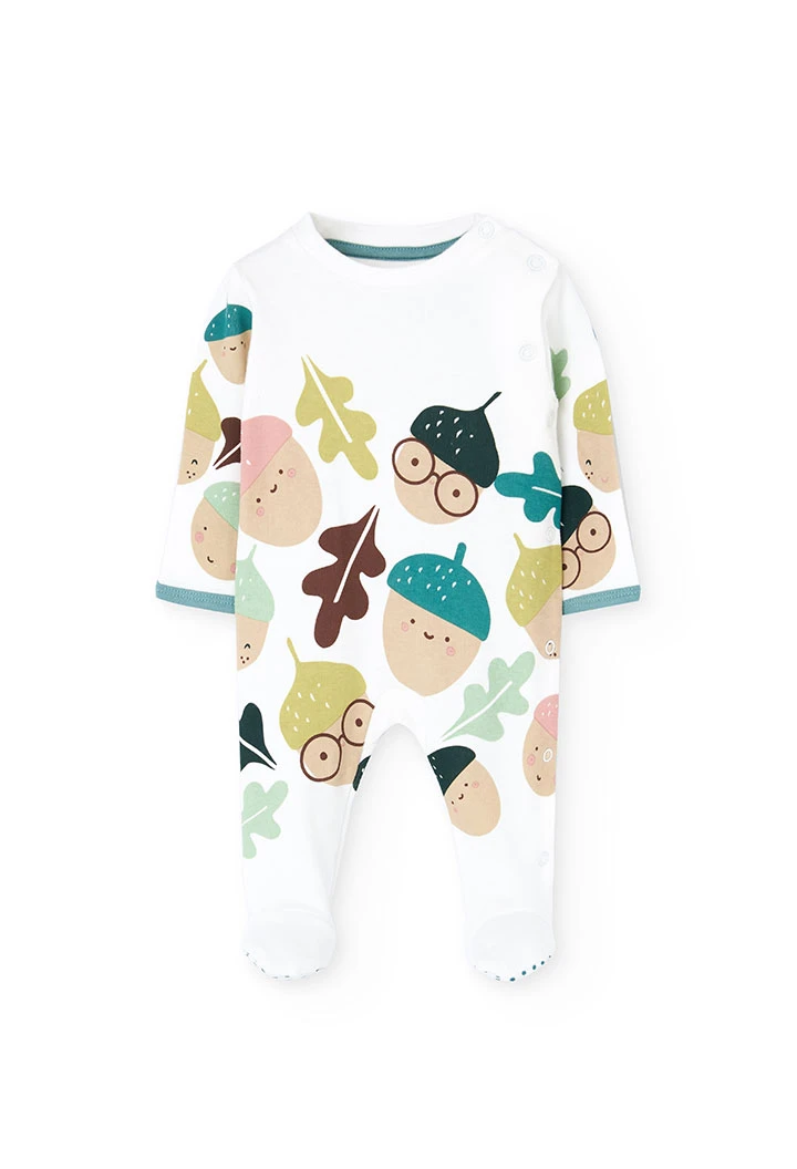 White baby interlock sleeper