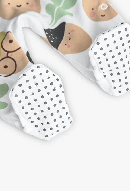 White baby interlock sleeper