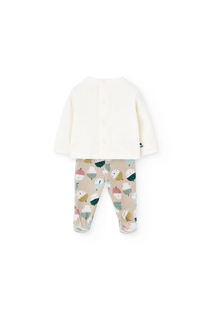 Conjunto de bebé estampado