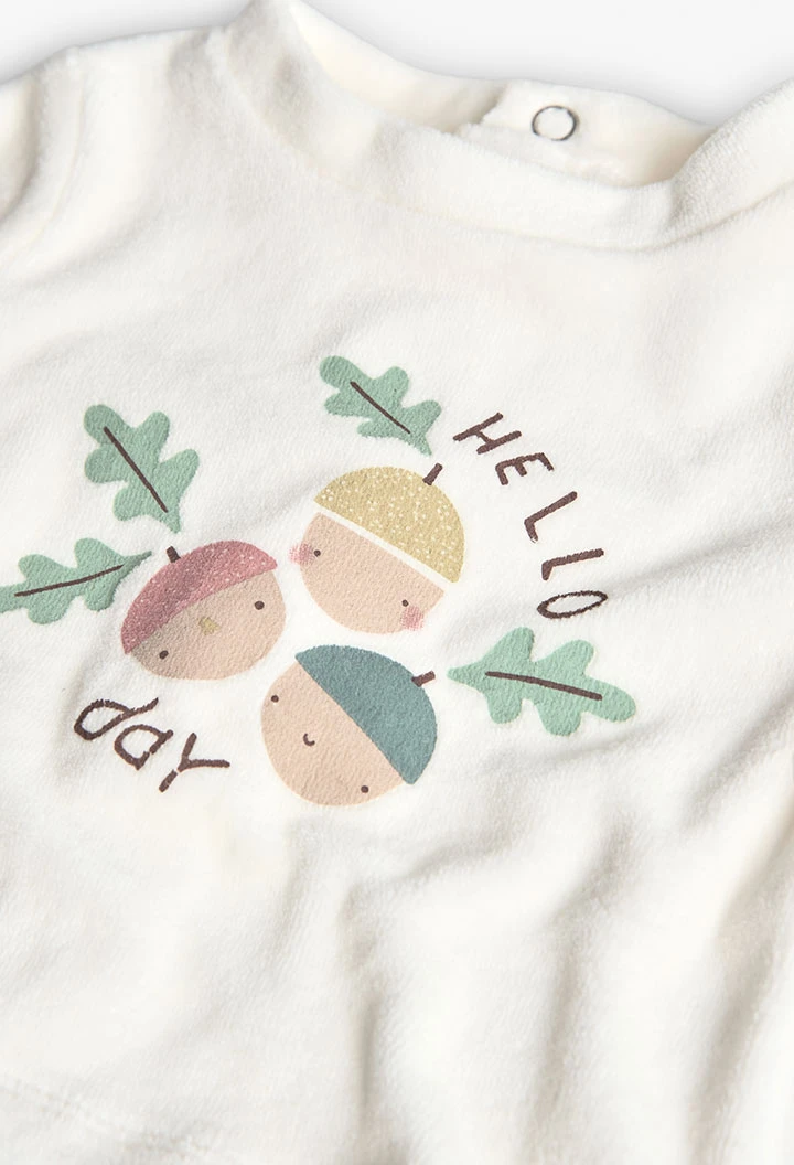 Conjunto de bebé estampado