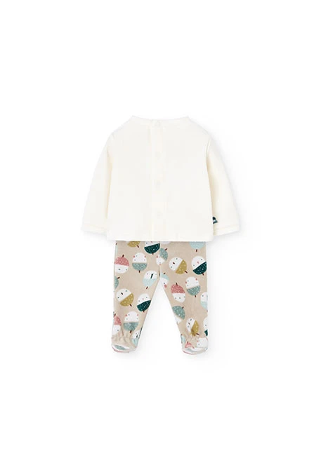 Conjunto de bebé estampado