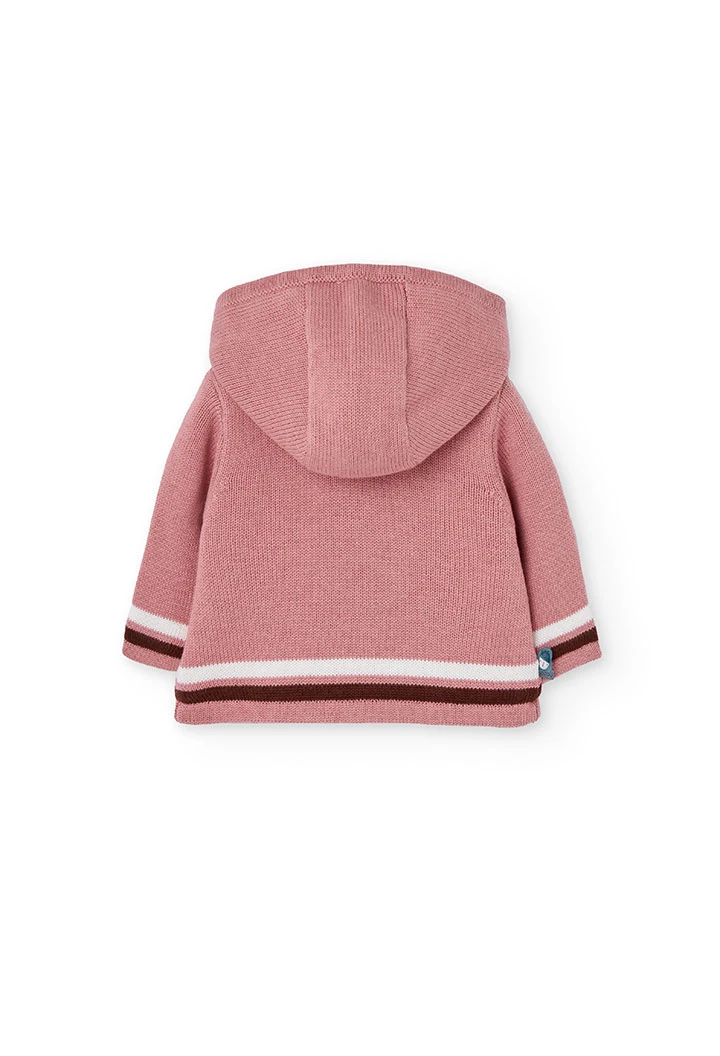 Cardigan per neonati rosa