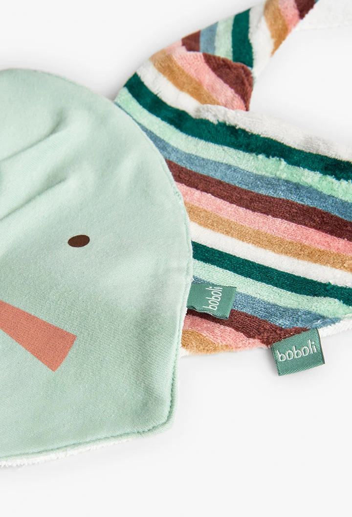 Pack de 2 bavoirs bébé