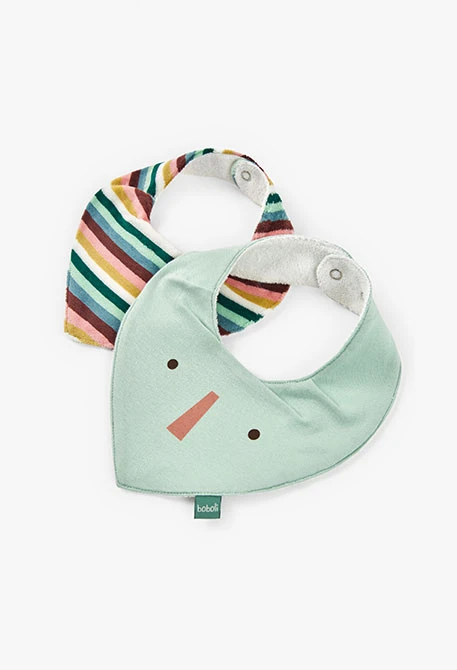 Pack de 2 bavoirs bébé