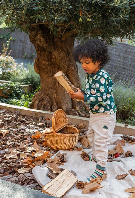 Strickset Baby lächelnde Eicheln