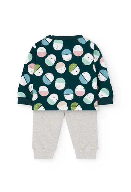 Ensemble en tricot pour bébé glands souriants