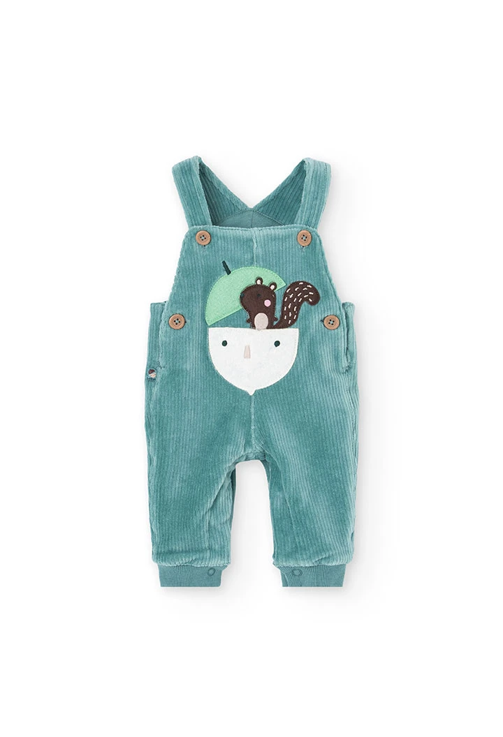 Conjunto de malha bebé verde