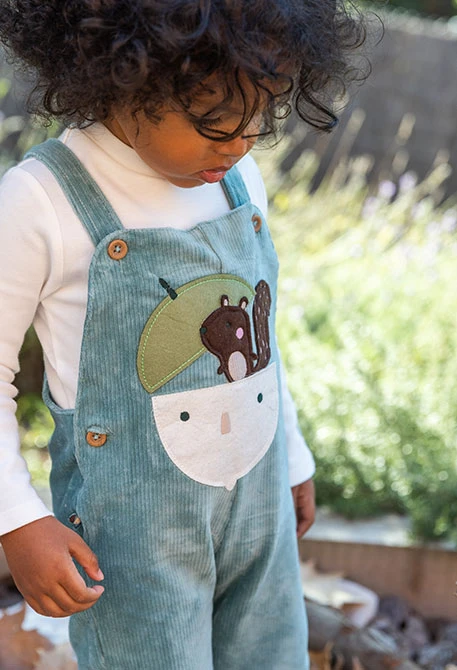 Conjunto de malha bebé verde