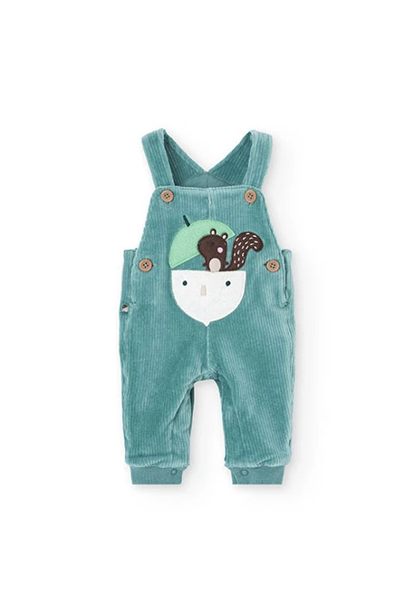 Grünes Baby-Strickset