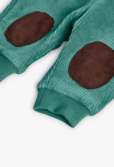 Conjunto de malha bebé bege