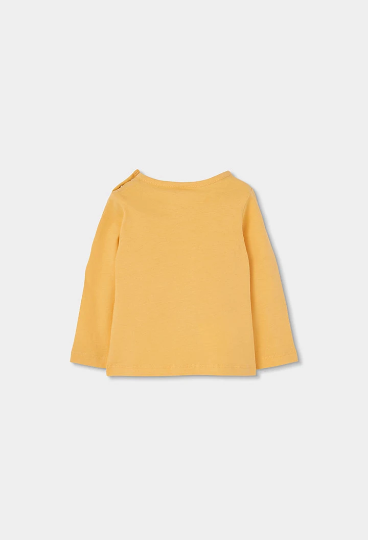 Conjunto bebé camiseta e calças de algodão