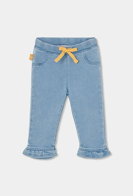 Conjunto bebé camiseta e calças de algodão