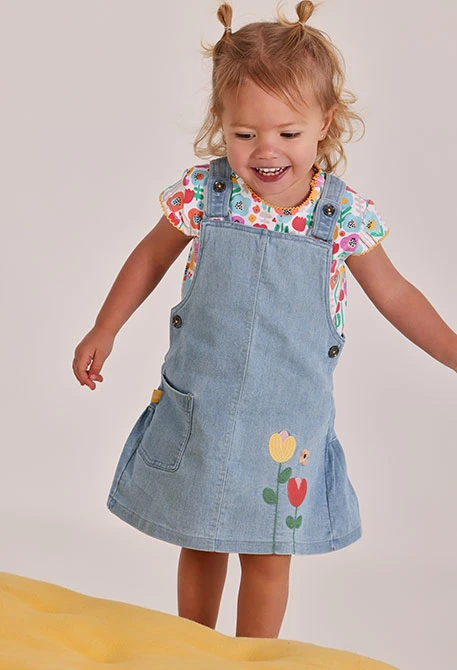 Baby denim dress