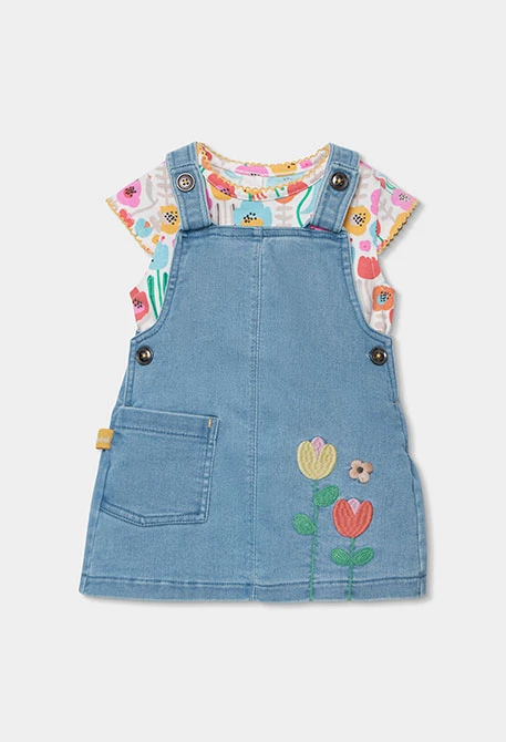 Robe en denim pour bébé