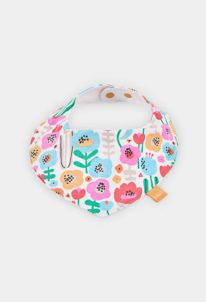 Pack de 2 babetes para bebé em algodão estampado