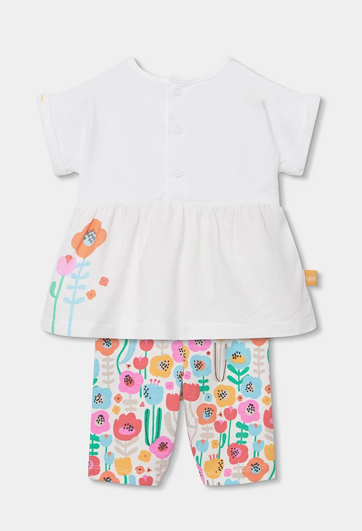 Conjunto bebé algodão branco