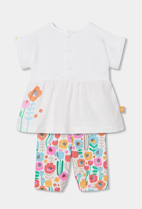 Conjunto bebé algodón blanco