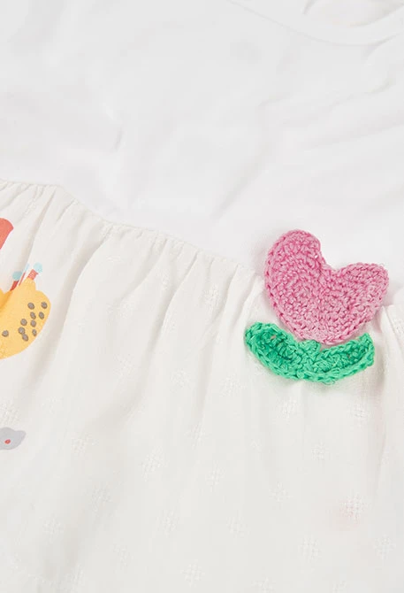 Conjunto bebé algodão branco