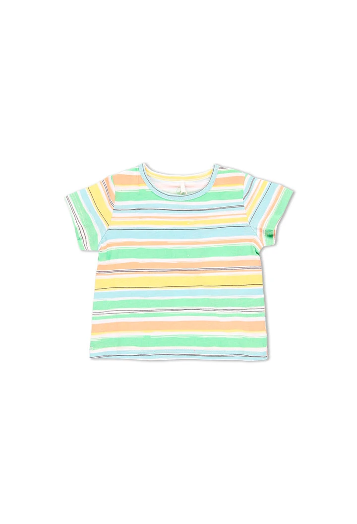 Pack en tricot bi matiere pour bébé garçon
