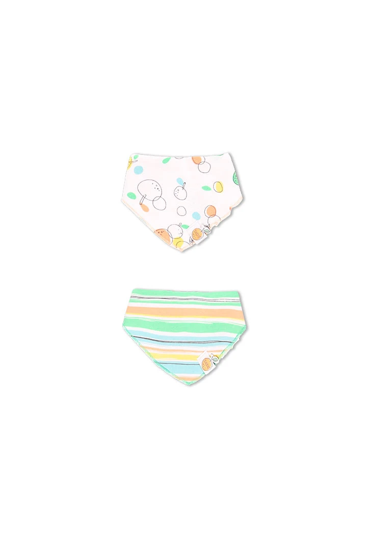 Pack de 2 foulards côtelés pour bébé