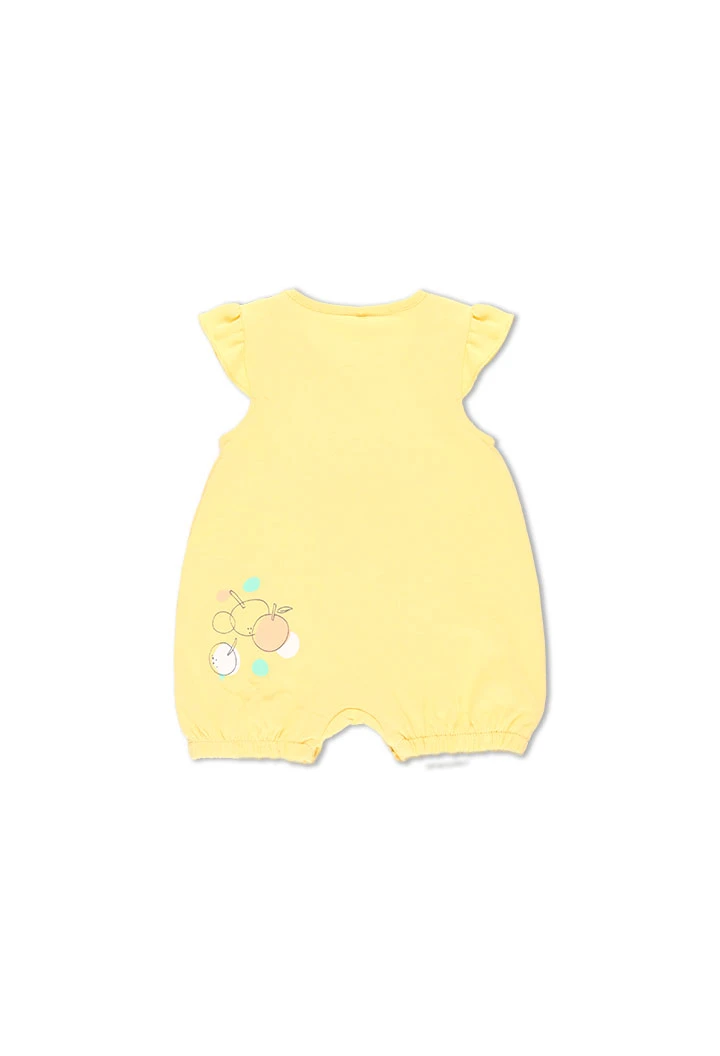 Grenouillère en tricot pour bébé - organique