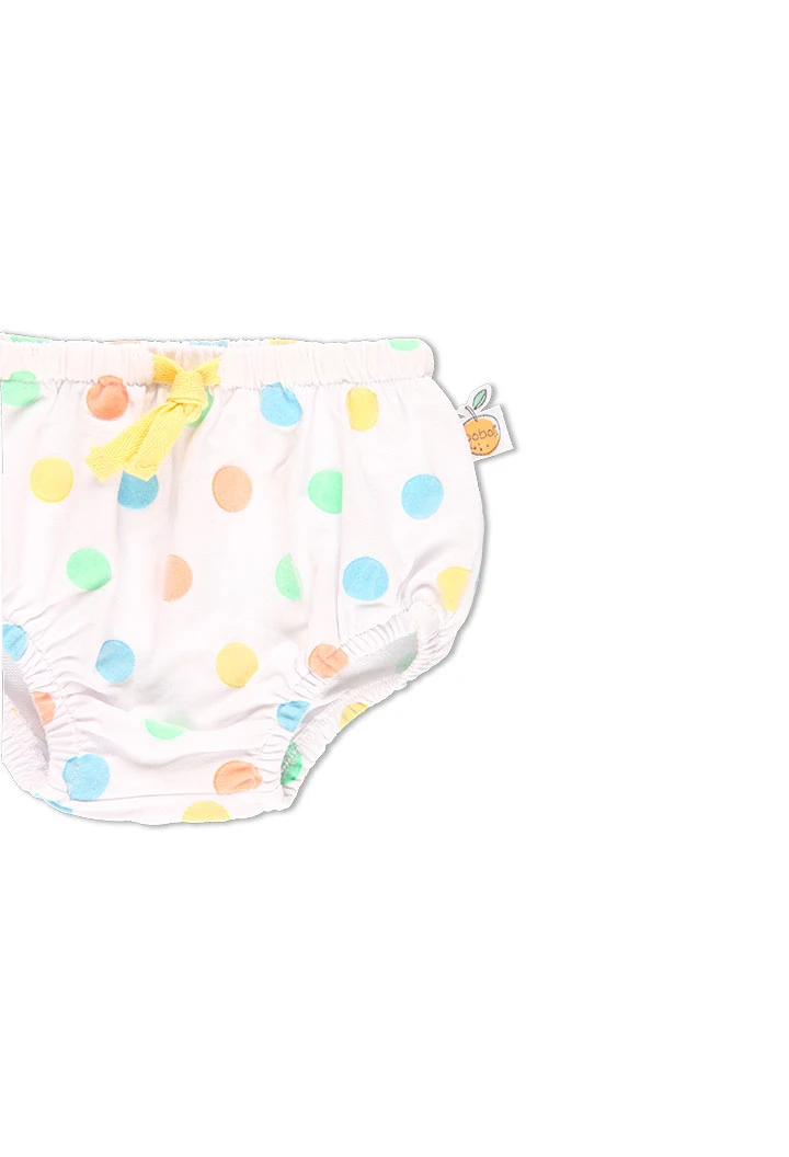 Pack en tricot a pois pour bébé
