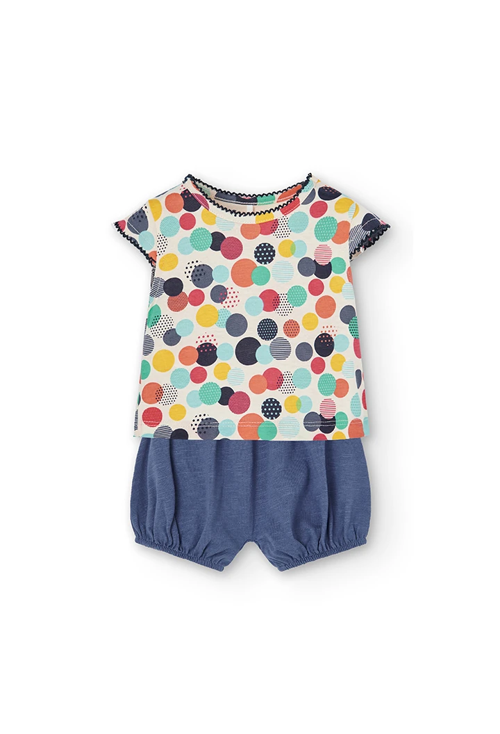 Pack en tricot géométrique pour bébé fille