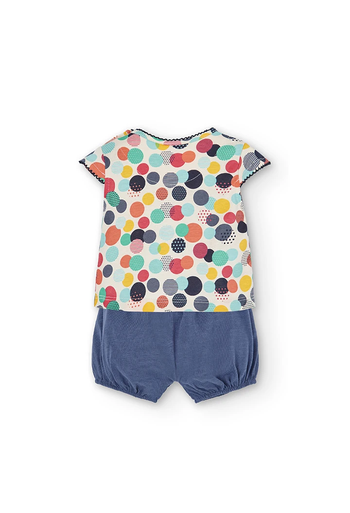 Pack en tricot géométrique pour bébé fille