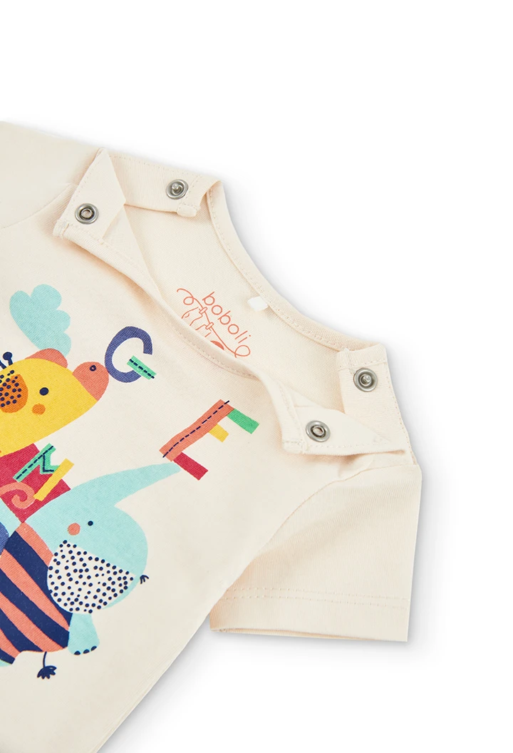 Grenouillère en tricot pour bébé