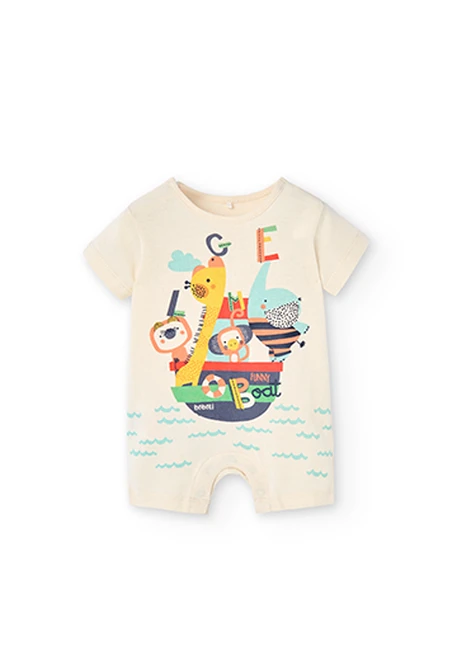Grenouillère en tricot pour bébé