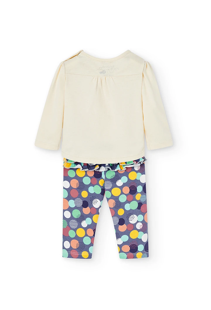 Pack en tricot bi matiere pour bébé -BCI