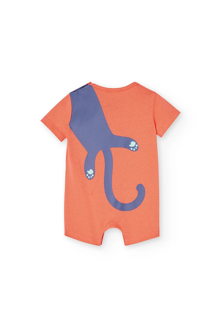 Grenouillère en tricot "animaux" pour bébé -BCI