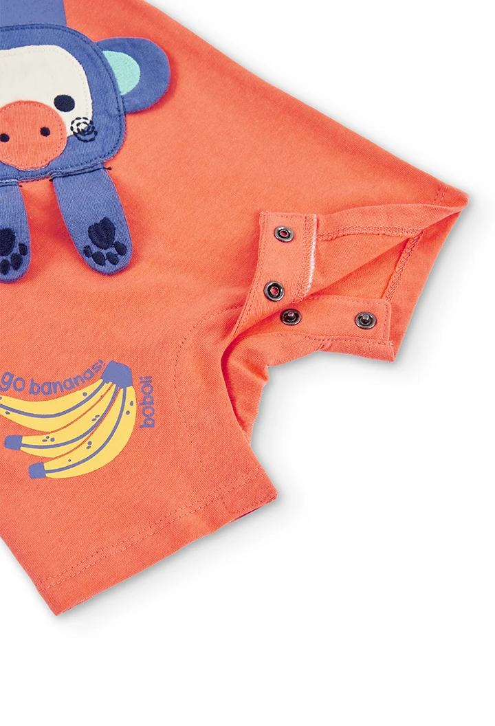 Grenouillère en tricot "animaux" pour bébé -BCI