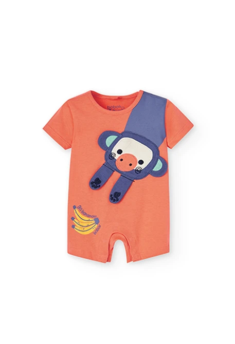Grenouillère en tricot "animaux" pour bébé -BCI