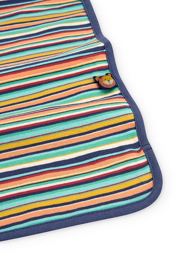 Couverture maille "animaux" pour bébé