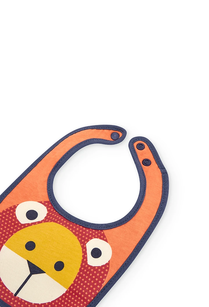 Pack de 4 bavoirs "animaux" pour bébé -BCI