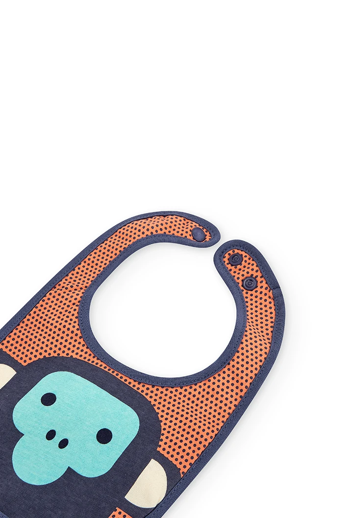 Pack de 4 bavoirs "animaux" pour bébé -BCI