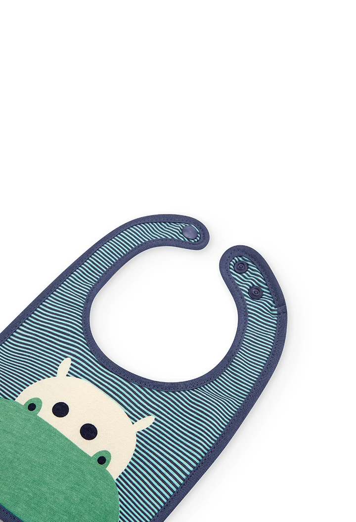 Pack de 4 bavoirs "animaux" pour bébé -BCI