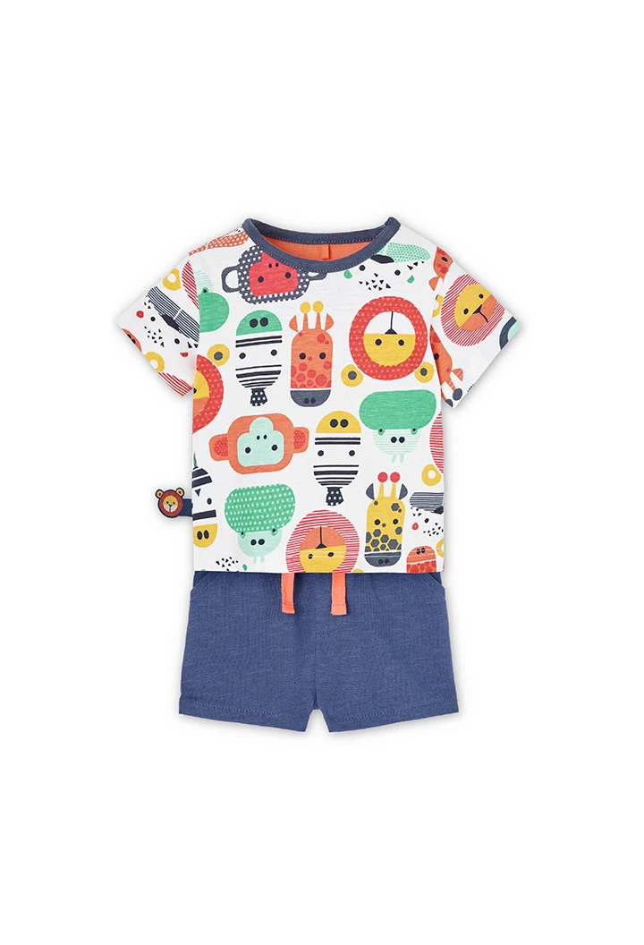 Pack en tricot "animaux" pour bébé