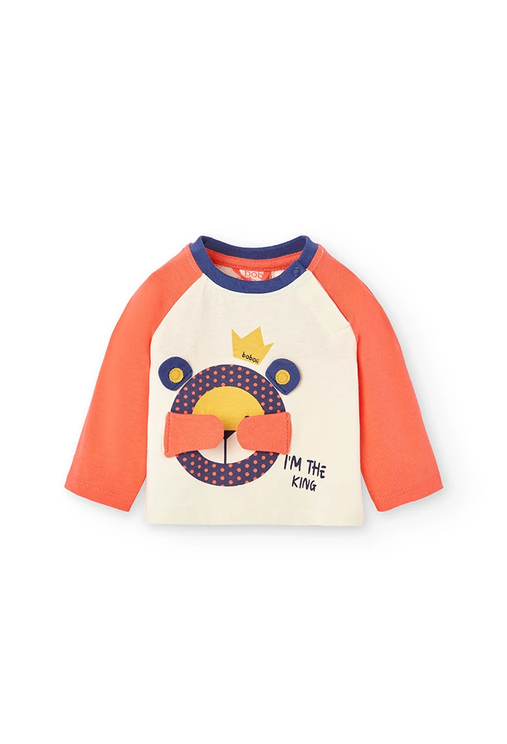 T-Shirt tricot bicolour pour bébé -BCI