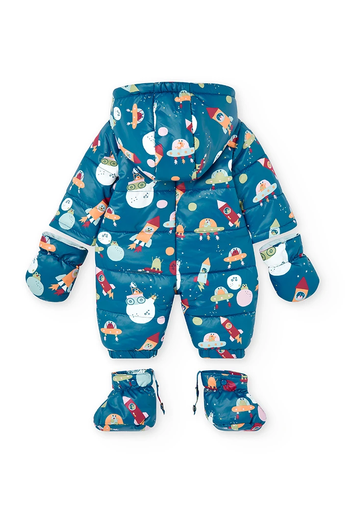 Pull en toile technique imprimé pour bébé