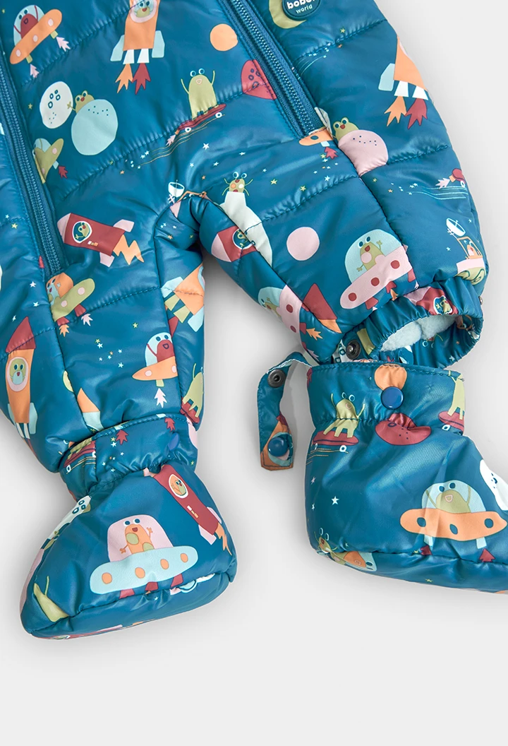 Pull en toile technique imprimé pour bébé
