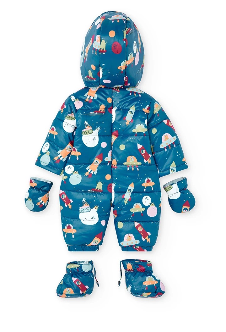 Pull en toile technique imprimé pour bébé