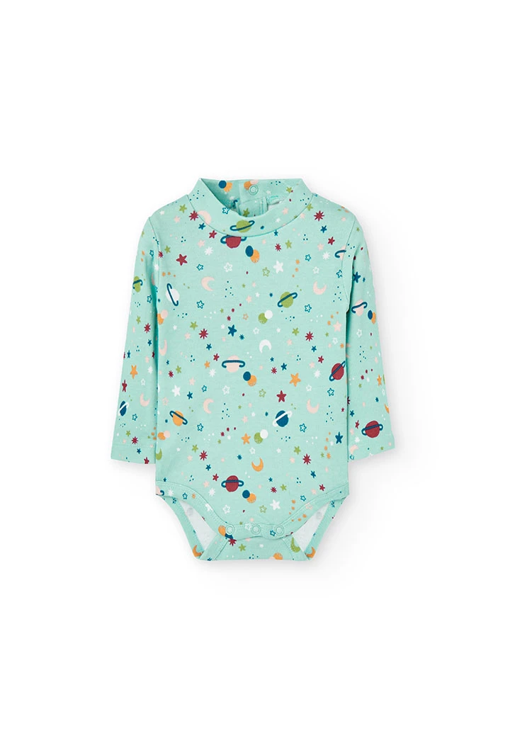 Pack en tricot bi matiere pour bébé fille -BCI