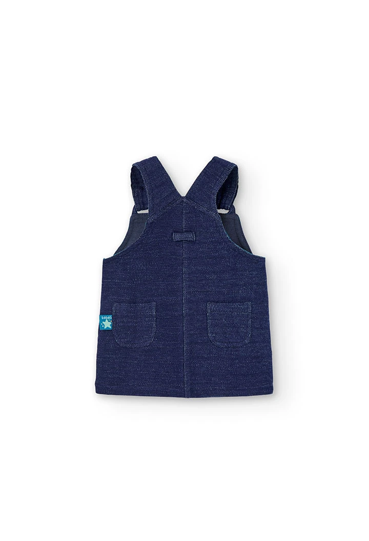 Pack en tricot bi matiere pour bébé fille -BCI