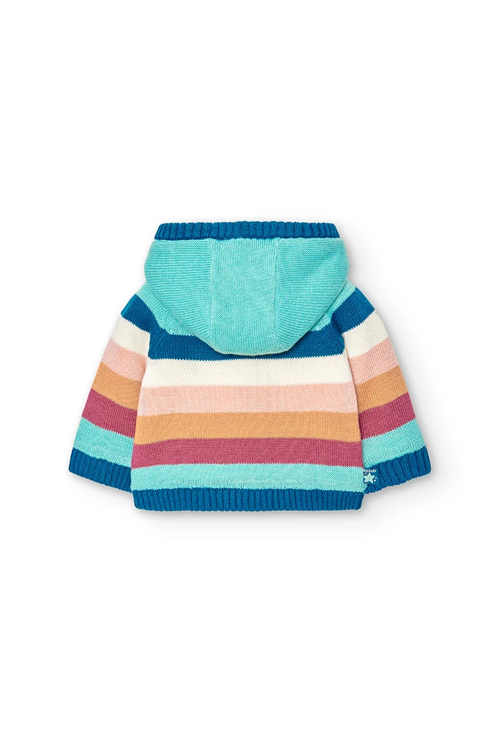 Knitwear jacket for baby -BCI