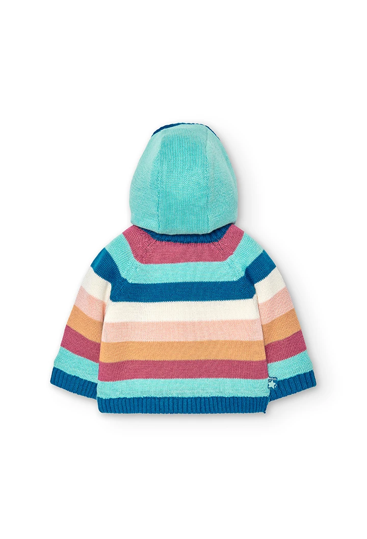 Knitwear jacket for baby -BCI