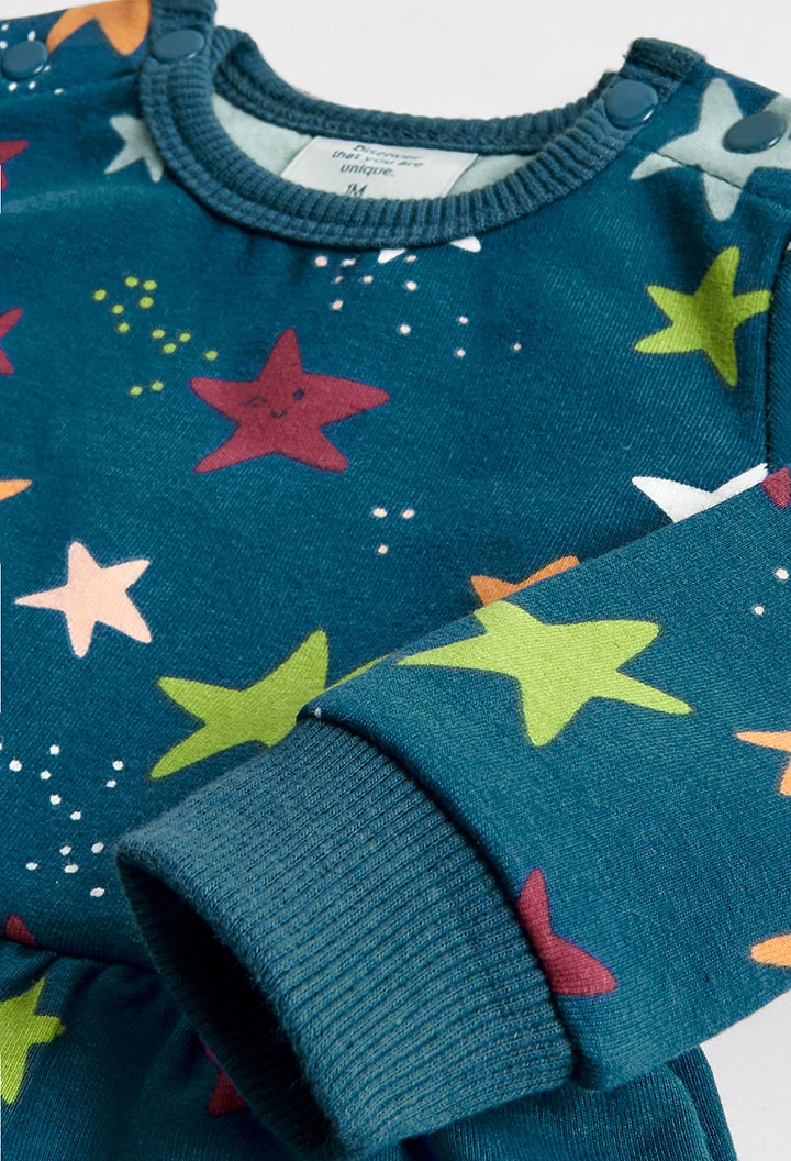 Fleece dress \"stars\" for baby -BCI
