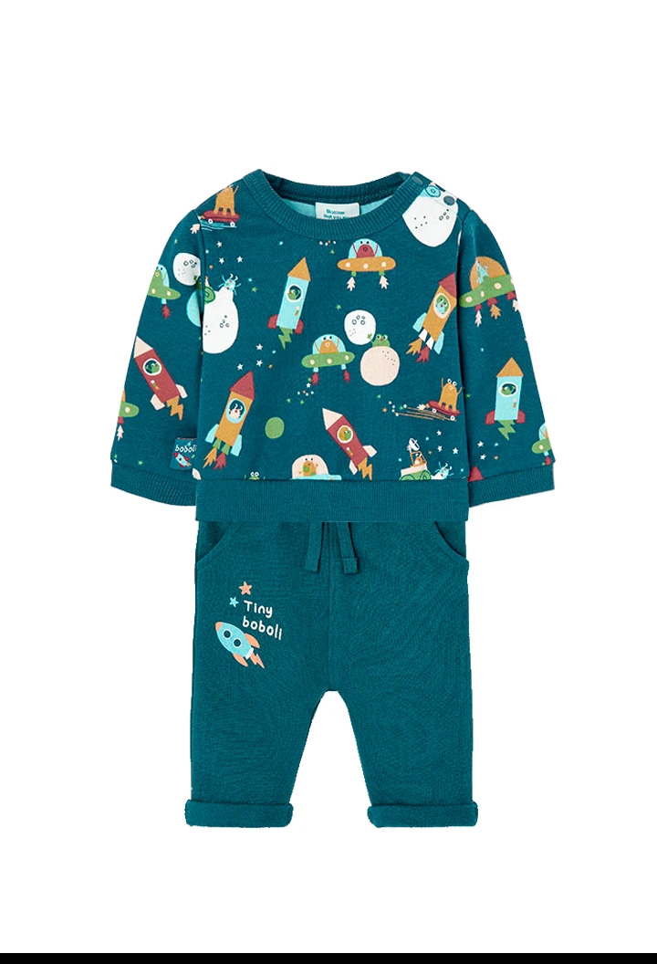 Pack en tricot imprimé pour bébé -BCI