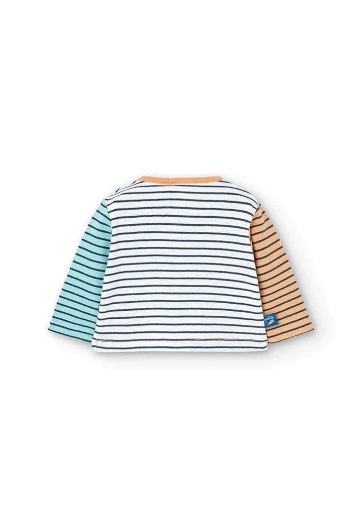T-Shirt interlock à rayures pour bébé -BCI